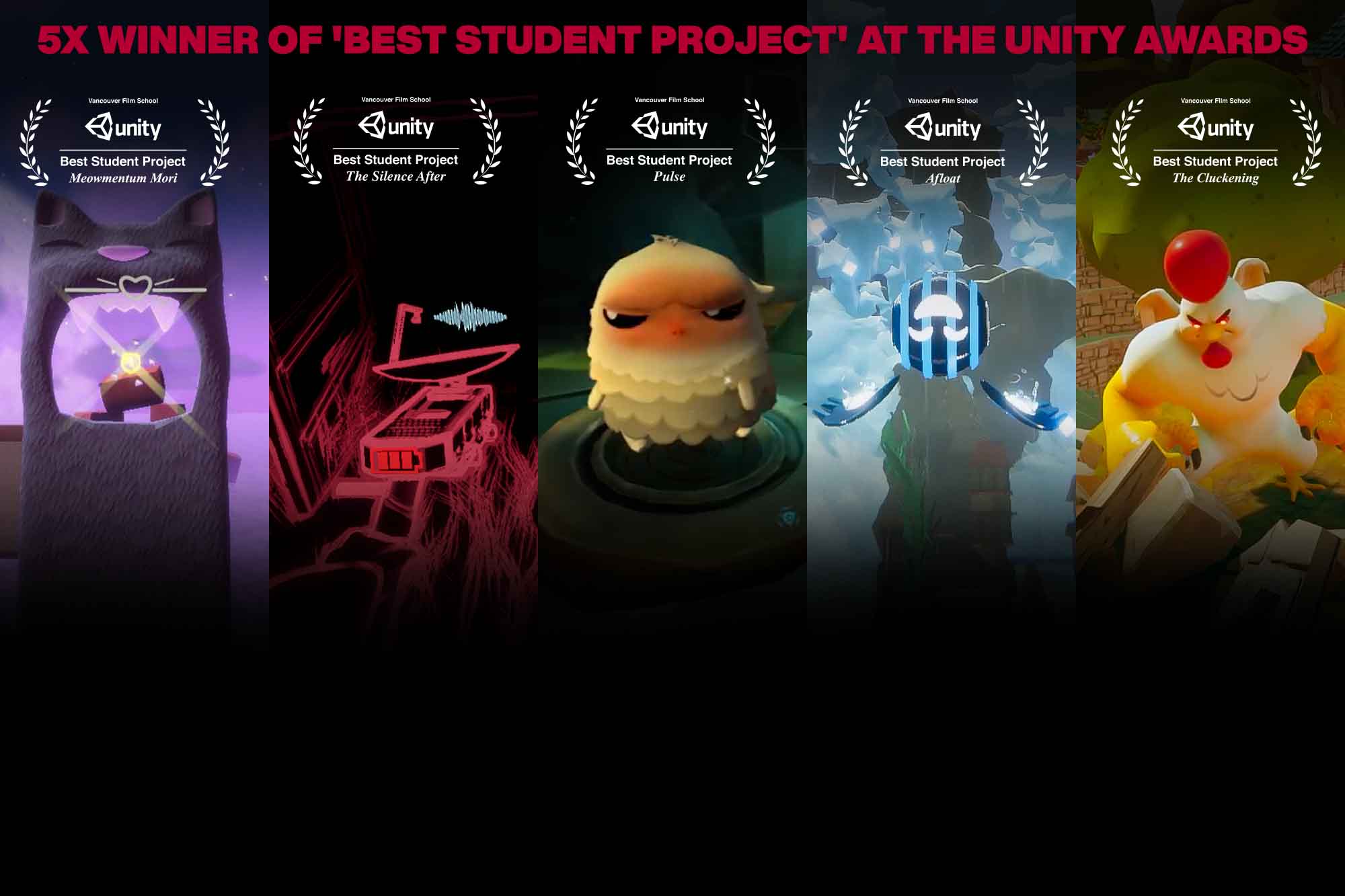 VFS alumni take top student prize at The Unity Awards desktop