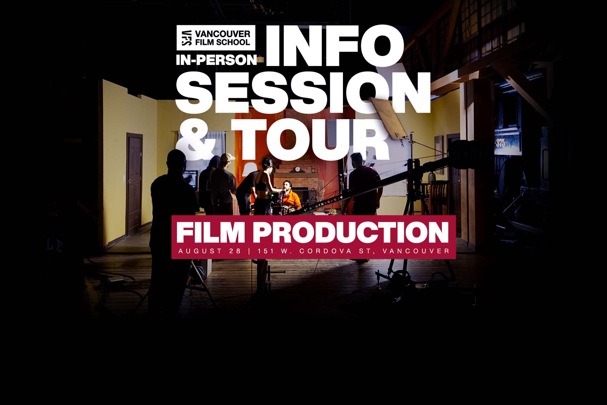 behind-the-scenes tour of VFS’s Film Production campus desktop
