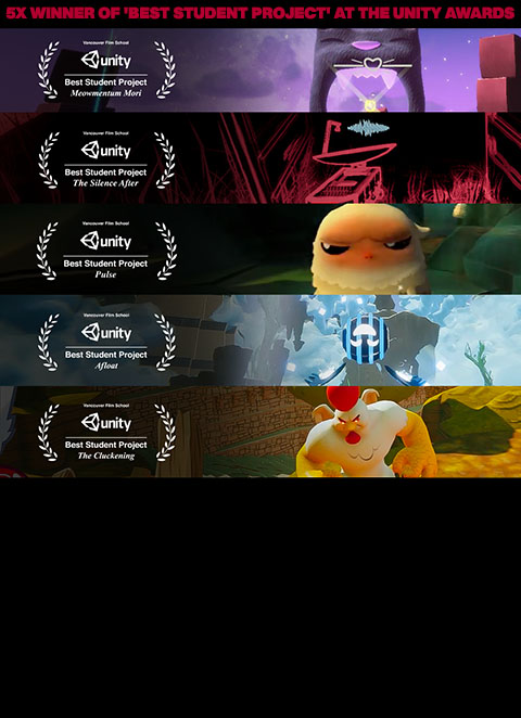 VFS alumni take top student prize at The Unity Awards mobile