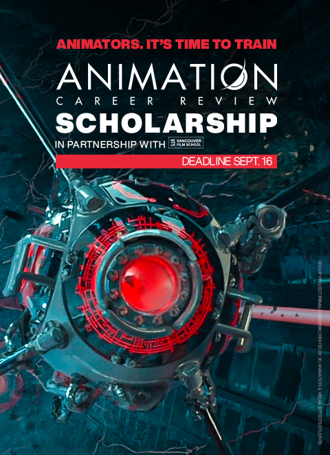 The ACR Animation Scholarship mobile banner