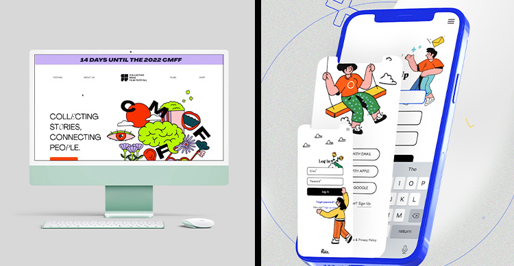 Professional portfolio work created by a Vancouver Film School Digital Design student.
