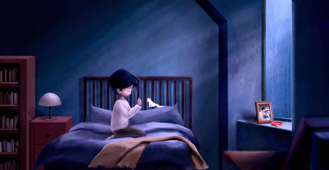 Portfolio artwork by VFS Animation Concept Art student Olivia Kim, featuring creative character and environment design.