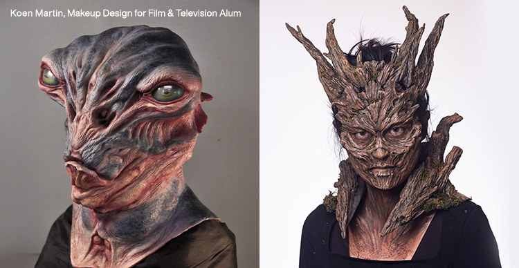 Special effects makeup portfolio work by VFS Makeup Design student Koen Martin. 