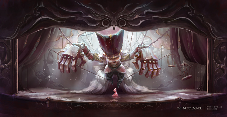 Concept art from “The Nutcracker,” a dark fantasy project by VFS Animation Concept Art alum Naomi Iwadare.