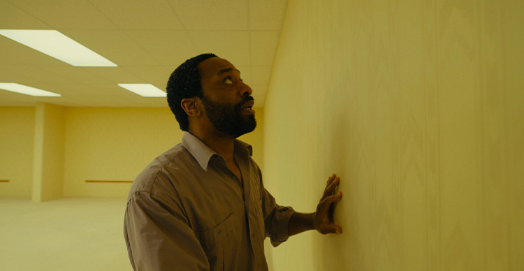 Chiwetel Ejiofor in a scene from the 2026 horror film Backrooms.