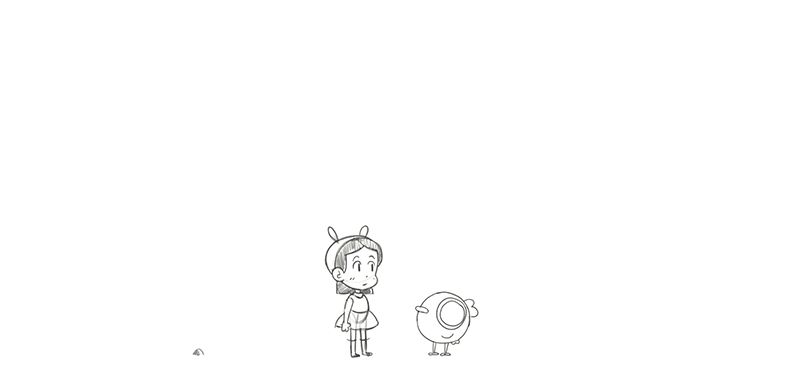 A simple animated character demonstrating personality through movement and performance.