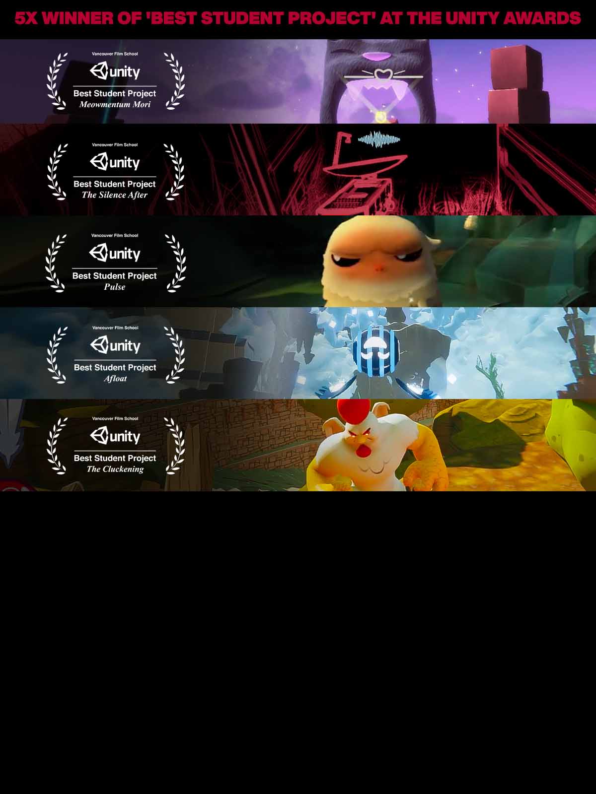 VFS alumni take top student prize at The Unity Awards  tablet