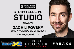 Emmy-nominated director Zach Lipovsky for a Q&A! thumbnail banner